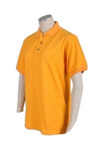 P457專業訂做純色polo衫  訂購團體活動衫  polo珠地布  poloshirt批發商     金黃色